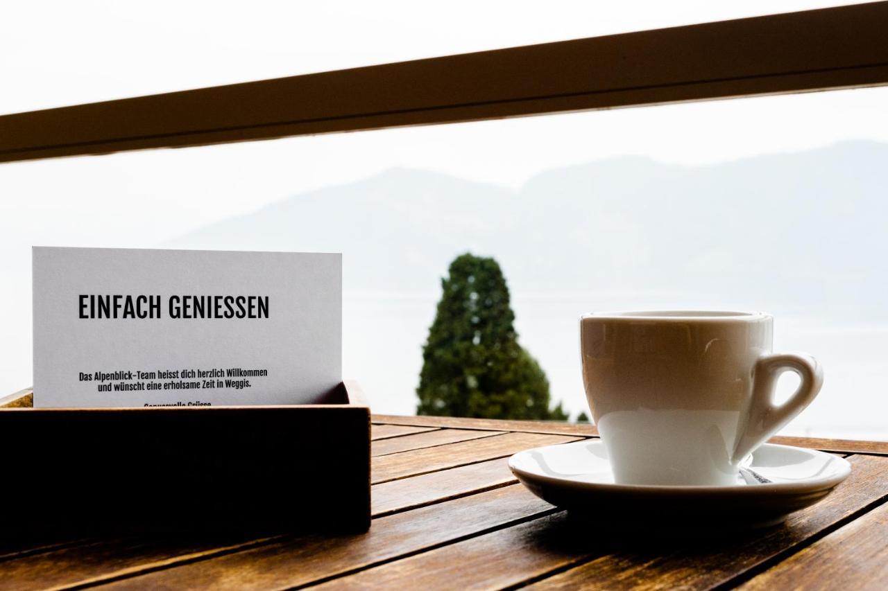 Alpenblick Weggis - Panorama & Alpen Chic Hotel Eksteriør bilde