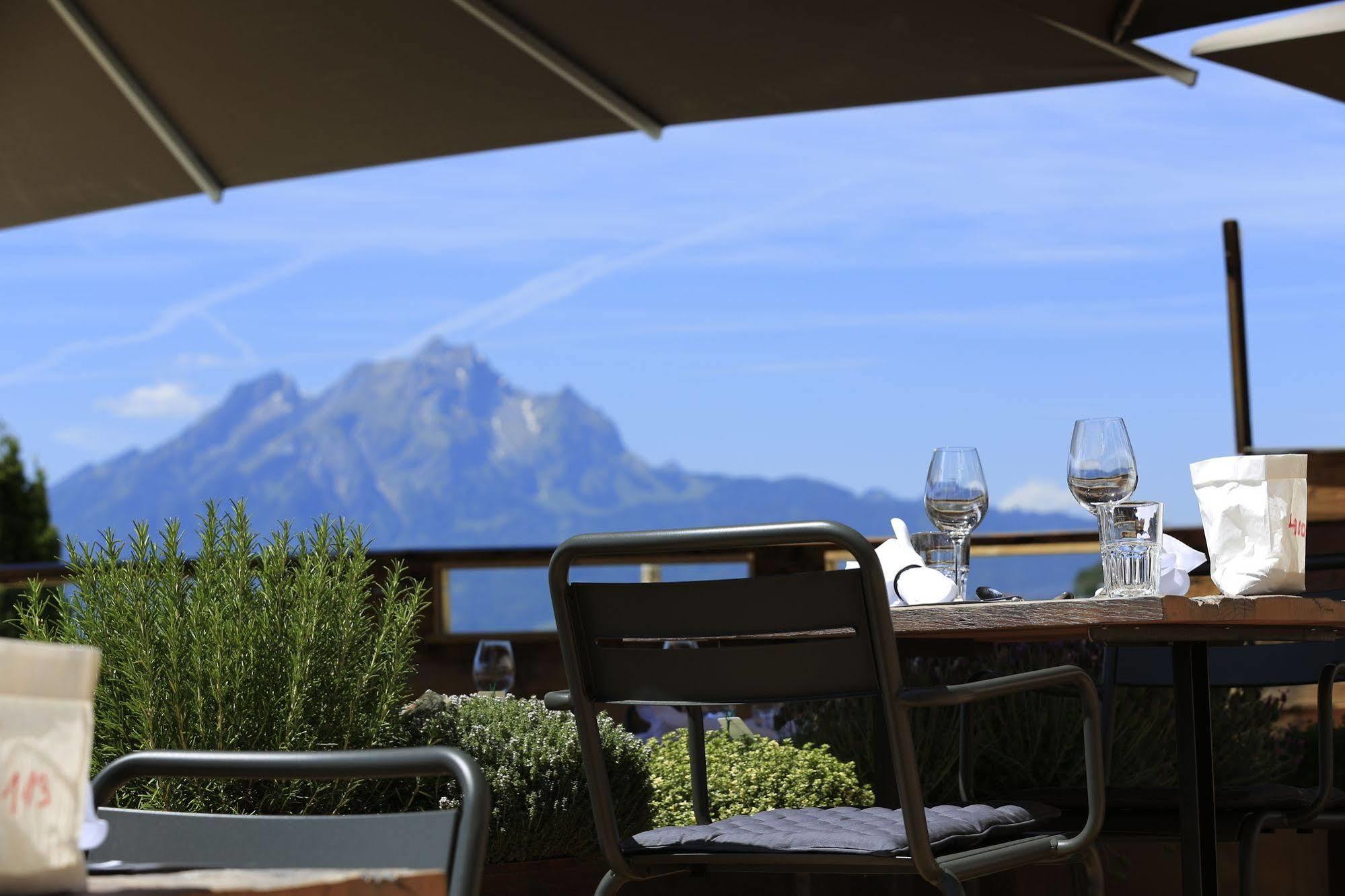 Alpenblick Weggis - Panorama & Alpen Chic Hotel Eksteriør bilde